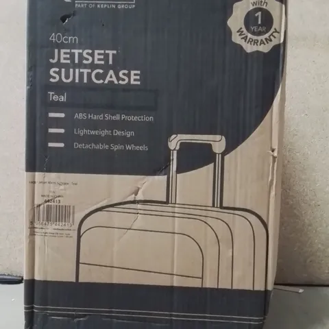 BOXED LUGG 40CM VACAY SUITCASE TEAL