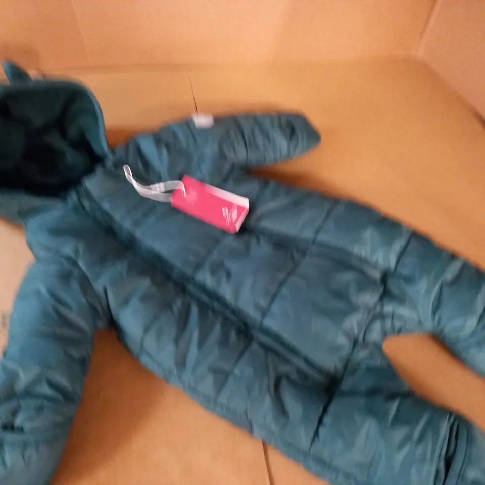 SORONA AURA KIDS ONE PIECE COAT IN TEAL - 6/12M