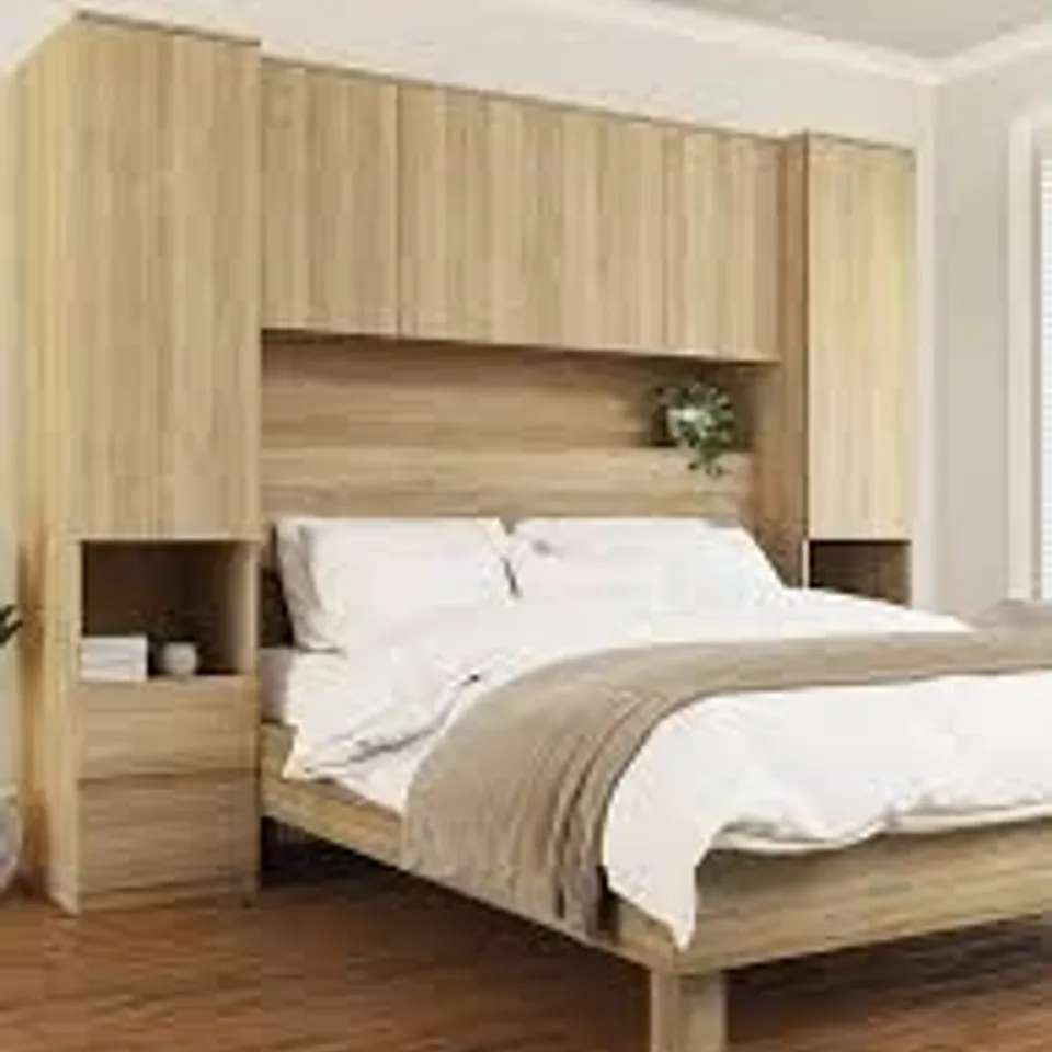 BOXED LISSON OVERBED UNIT - OAK (5 BOXES) RRP £449