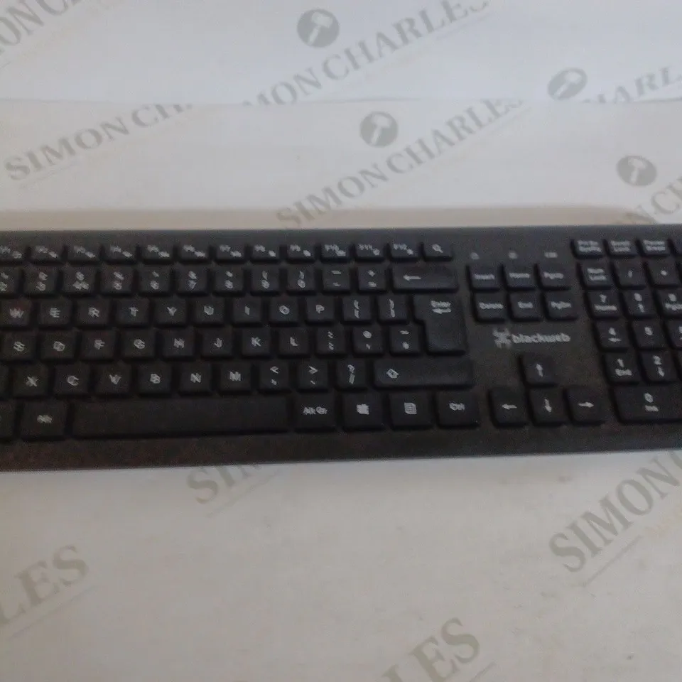 BLACK WEB WIRELESS SILENT KEYBOARD