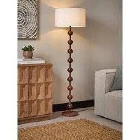 FLOOR LAMP WITH LINEN SHADE 