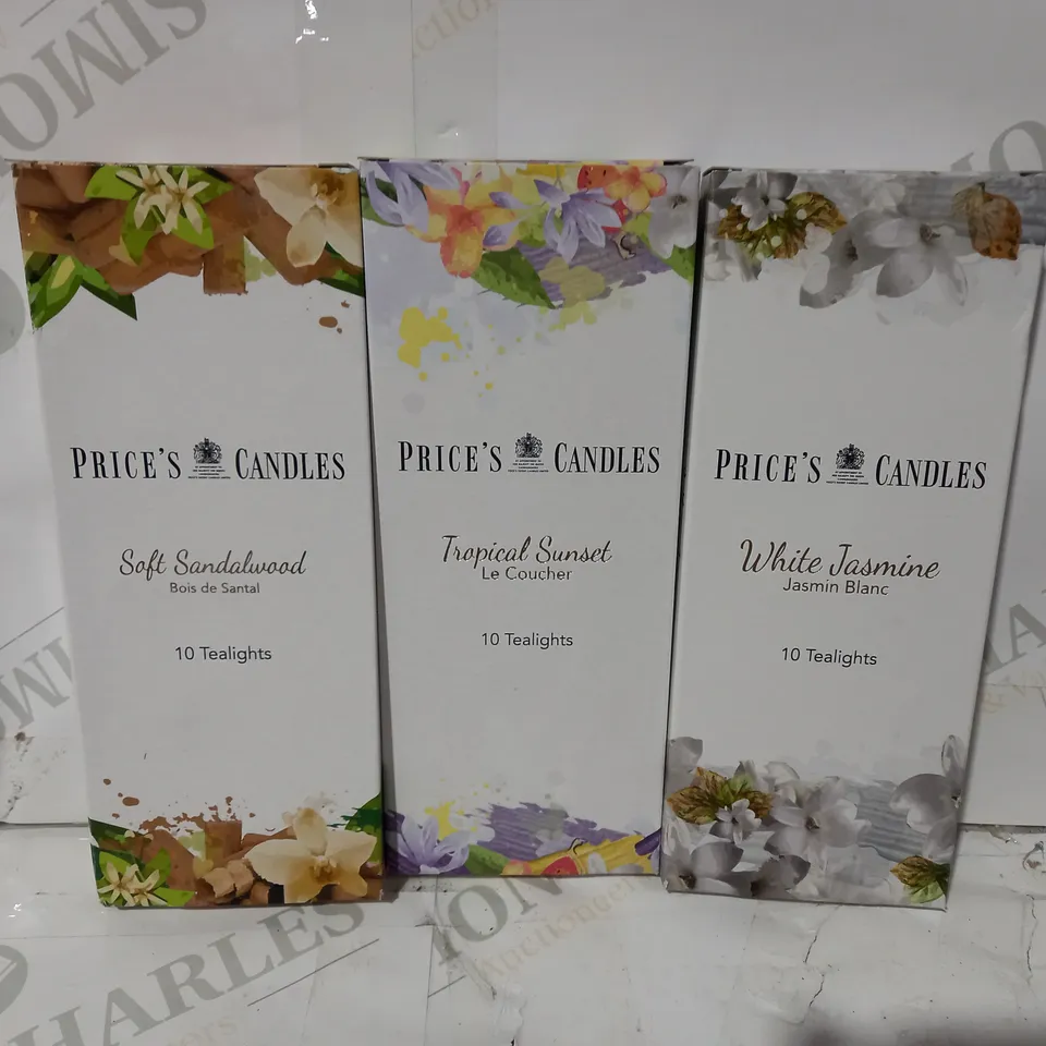 PRICE'S CANDLES SUMMER CANDLE SET