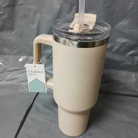 HABITAT TRAVEL CUP IN CREAM