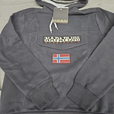 NAPAPIJRI BURGEE WINTER PULLOVER HOODY - SIZE SMALL