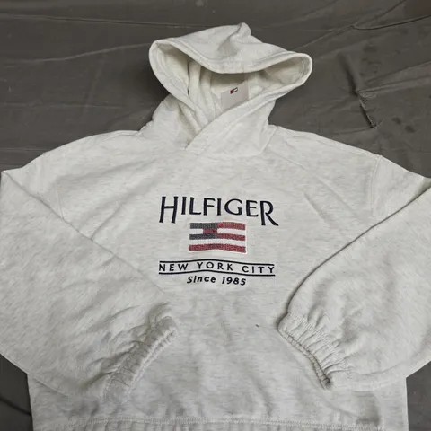 TOMMY HILFIGER SEQUIN FLAG HOODIE - SIZE 8