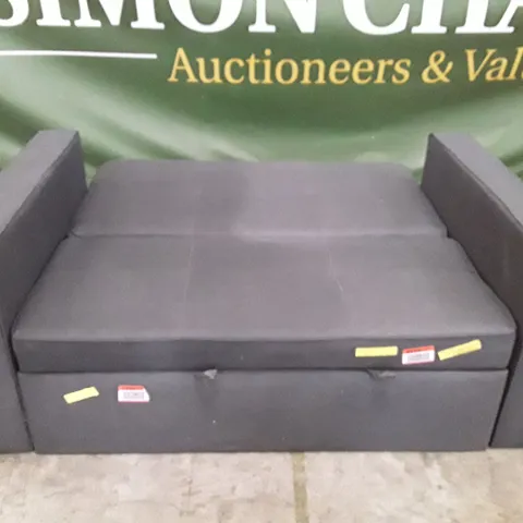 QUALITY DESIGNER CLIC-CLAC SOFA BED - GREY FABRIC
