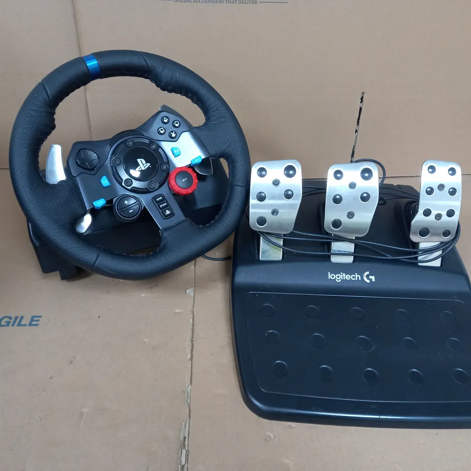BOXED LOGITECH G29 DRIVING FORCE GAMING STEERING WHEEL 