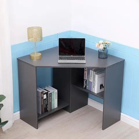 BOXED ZYTAVIOUS 72CM W CORNER DESK - GREY (1 BOX)
