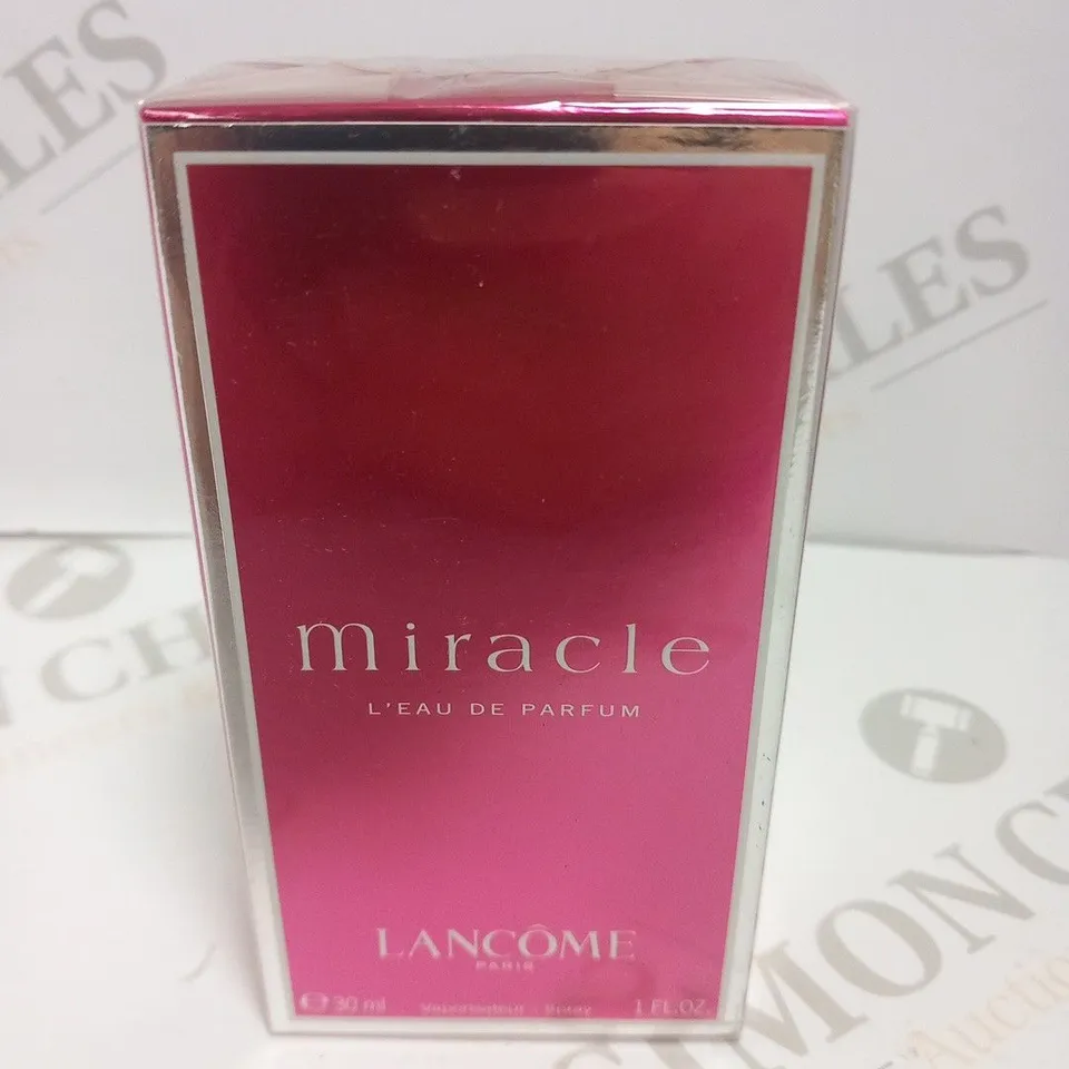 BOXED AND SEALED LANCOME PARIS MIRACLE L'EAU DE PARFUM 30ML 