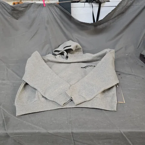 FEAR OF GOD ESSENTIALS HOODIE – GREY SMALL