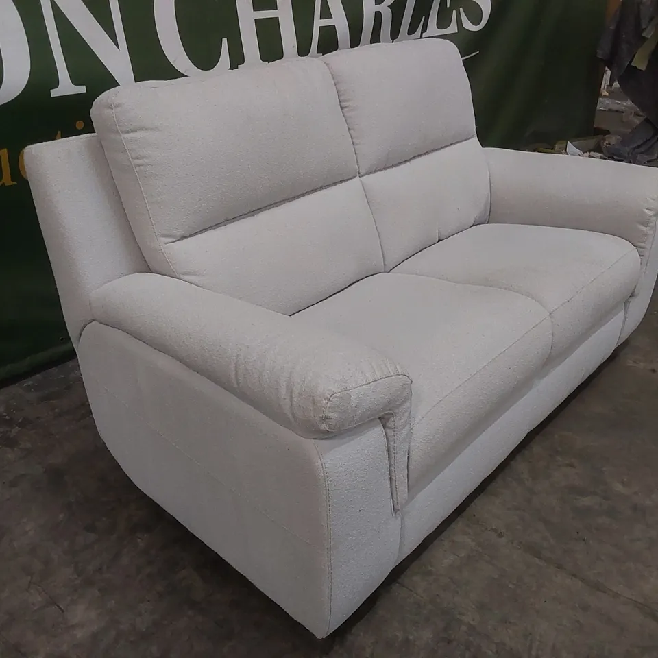 QUALITY DESIGNER ITALIAN MADE 2 SEATER FABRIC SOFA - ICE
