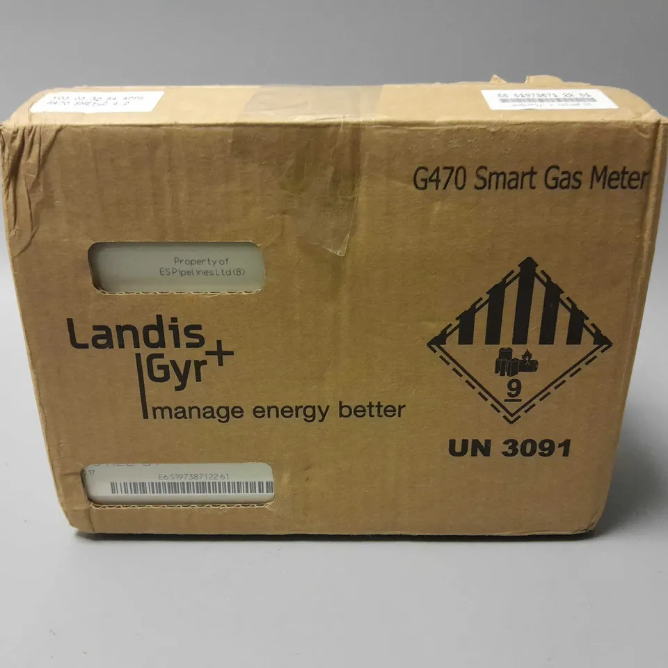 BOXED LANDIS+GYR G470 SMART GAS METER