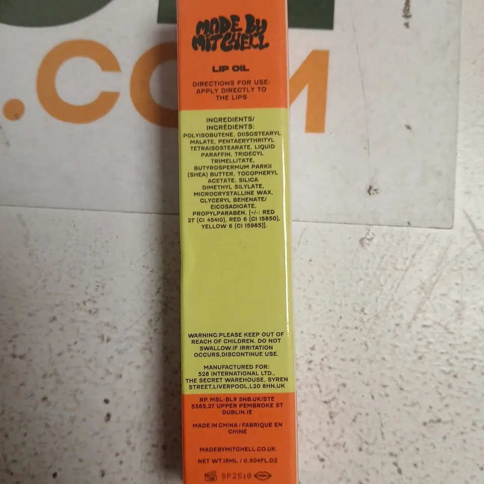 MANGO JUICE LIP OIL – 15ML – MADE BY MITCHELL