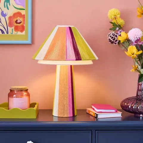 BOXED SOPHIE ROBINSON ROPE TABLE LAMP
