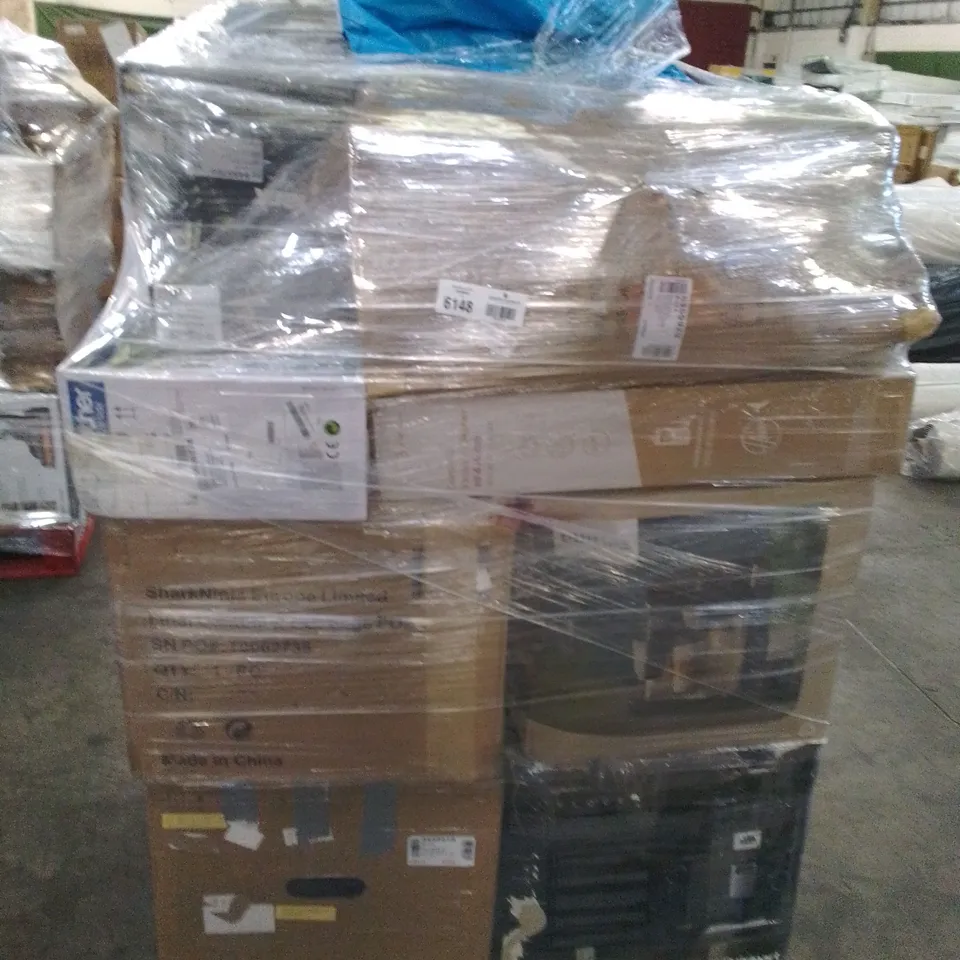 PALLET OF APPROXIMATELY 23 UNPROCESSED RAW RETURN HOUSEHOLD AND ELECTRICAL GOODS TO INCLUDE;