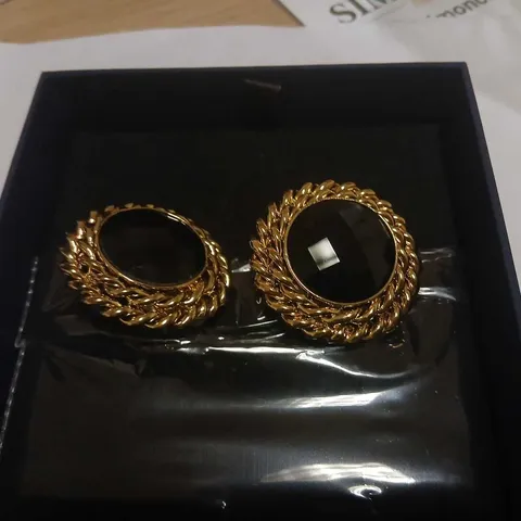 BUTLER & WILSON FRENCH STYLE CLIP ON EARRINGS