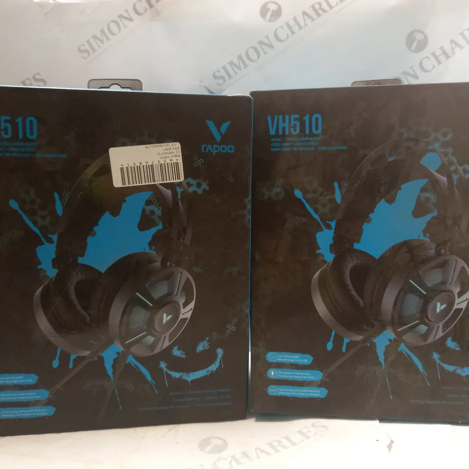 BOX OF 2 SEALED VAPOO VH510 GAMING HEADSET 