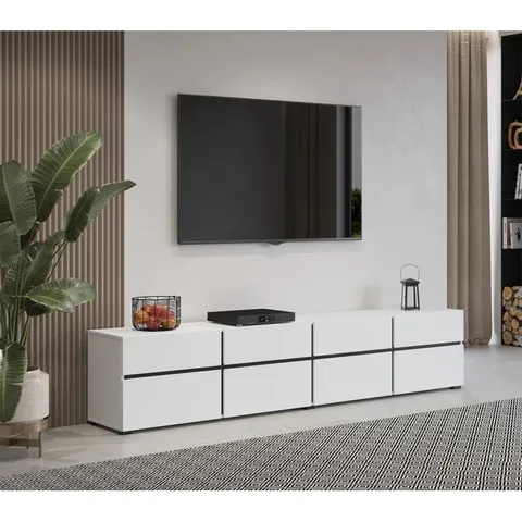 BOXED AVRIETT TV STAND FOR TV'S UP TO 88" (1 BOX)