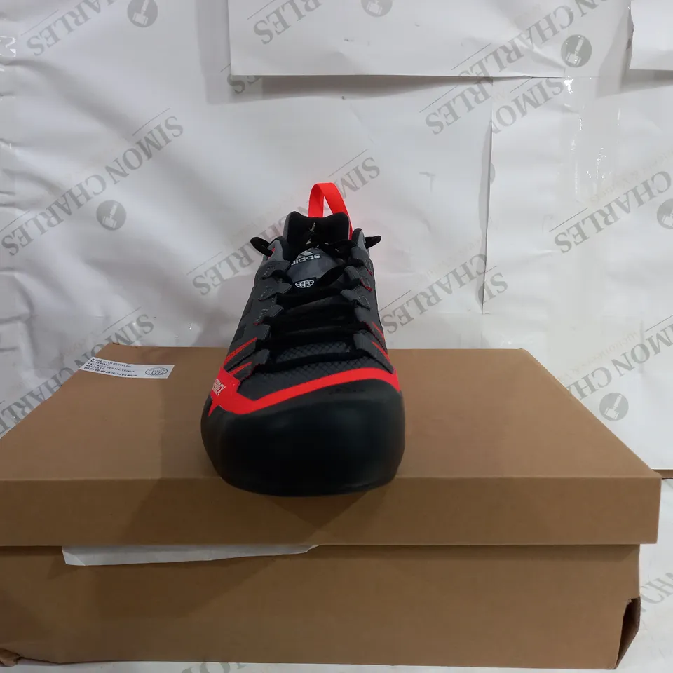 PAIR OF ADIDAS TERREX SWIFT SOLO 2 IN RED/BLACK/LIGHTGREY -US SIZE 12 