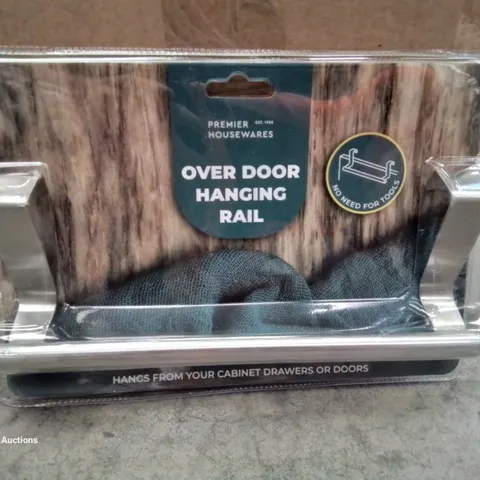 LOT OF 2 OVER DOOR HANGING RAILS