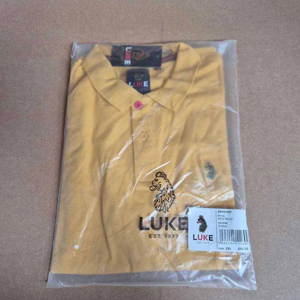 BAGGED LUXE NEW MEAD SHIRT IN AMBER - 2XL