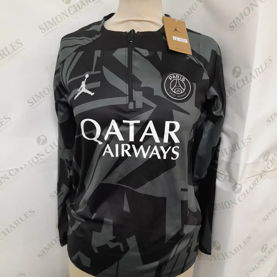 NIKE BOYS DRI-FIT TRACKSUIT SET IN GREY AND BLACK SIZE 12YRS