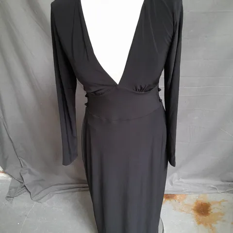 AYM TAYLOR TEA DRESS IN BLACK SIZE M