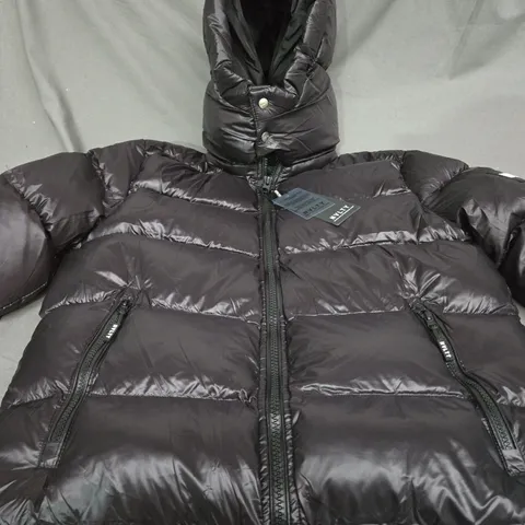 NVLTY BLACK HEAVY PADDED JACKET - MEDIUM