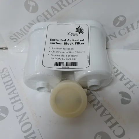 BOX OF TWO STRAUSS WATER EXTRUDED ACTIVATED CARBON BLOCK FILTERS
