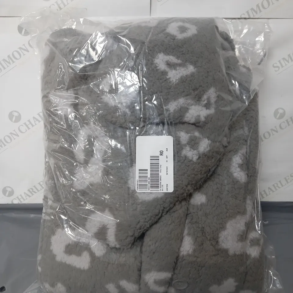 COZEE HOME OVERSIZED HOODED COATIGAN - SIZE LARGE 