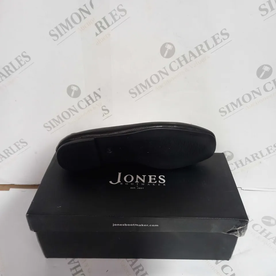 BOXED PAIR OF JONES BOOTMAKER GIORGIANA BLACK UK 6 