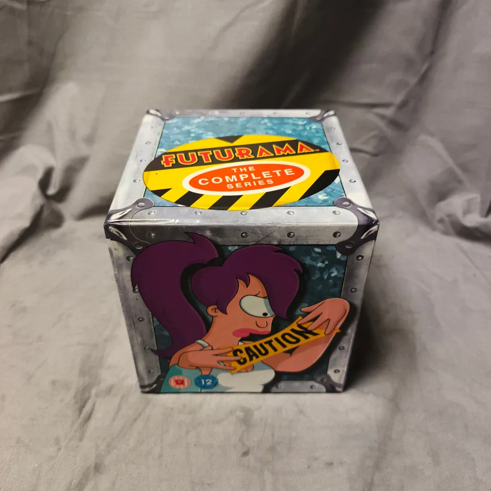 FUTURAMA THE COMPLETE SERIES DVD BOX SET – 4 VOLUMES WITH COLLECTIBLE METAL LUNCHBOX