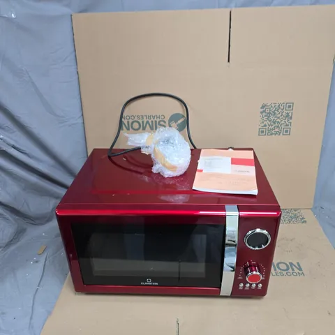 KLARSTEIN FINE DINESTY MICROWAVE OVEN – RED