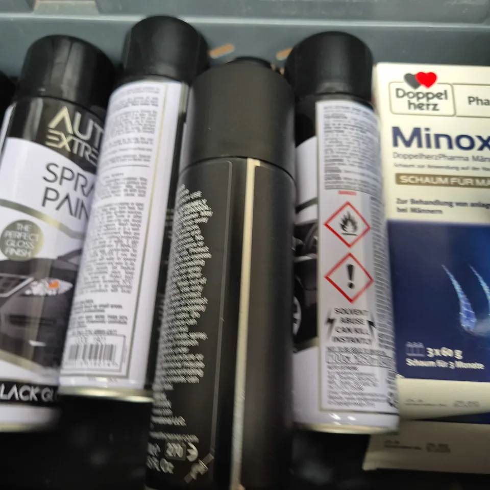 APPROXIMATELY 15 ASSORTED AEROSOLS TO INCLUDE LYNX, FEBREZE AND MANE