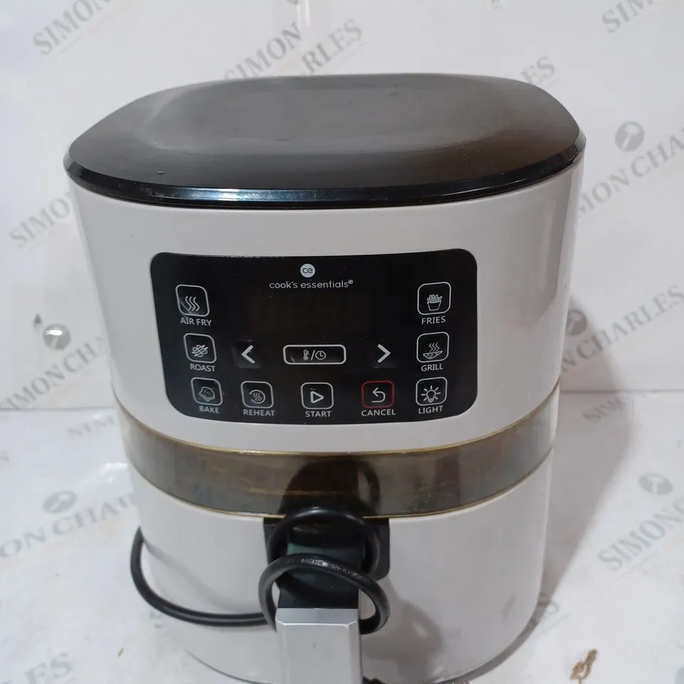 BOXED COOK'S ESSENTIALS 4.0L AIR FRYER, COOL GREY