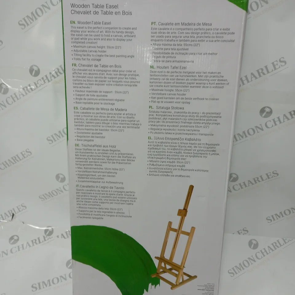 BOXED DALER ROWNEY WOODEN TABLE EASEL