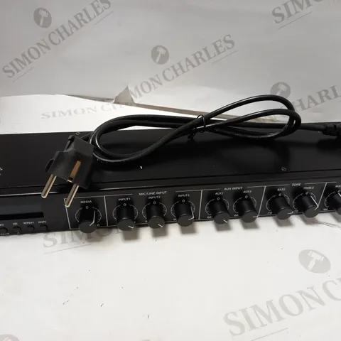 RACK MIXER WITH BLUETOOTH & USB/FM PLAYER BY ADASTRA