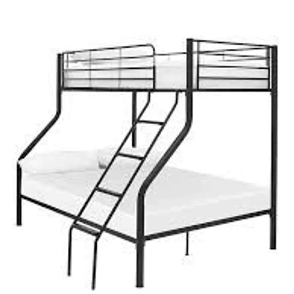 DOMINO METAL TRIO BUNK BED WITH OPTIONAL MATTRESSES