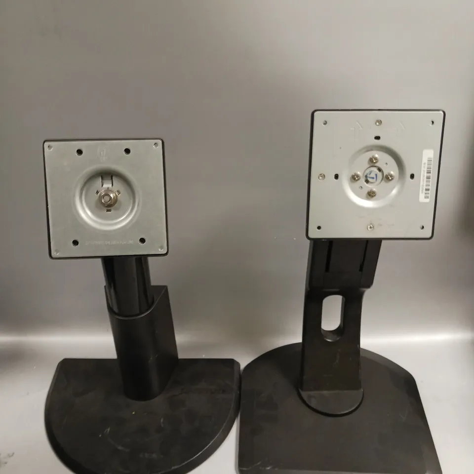 6 X ADJUSTABLE MONITOR STANDS FOR MONITORS TO INCLUDE IIYAMA & LENOVO - COLLECTION ONLY 