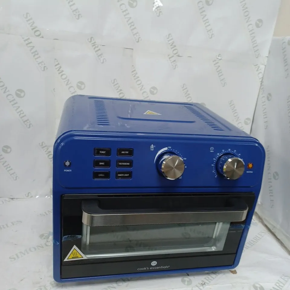 BOXED COOK'S ESSENTIAL 21-LITRE AIRFRYER OVEN IN BLUE