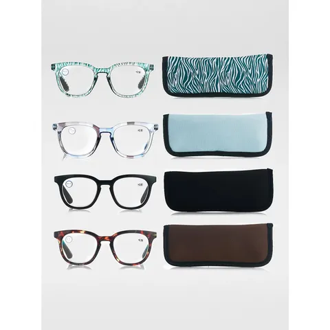 BOX OF APPROXIMATELY 15 SETS OF 4 HUMMINGBIRD BLUE LIGHT READERS