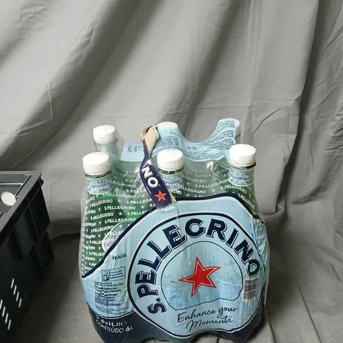 SAN PELLEGRINO SPARKLING WATER SIX-BOTTLE PACK – 1L BOTTLES