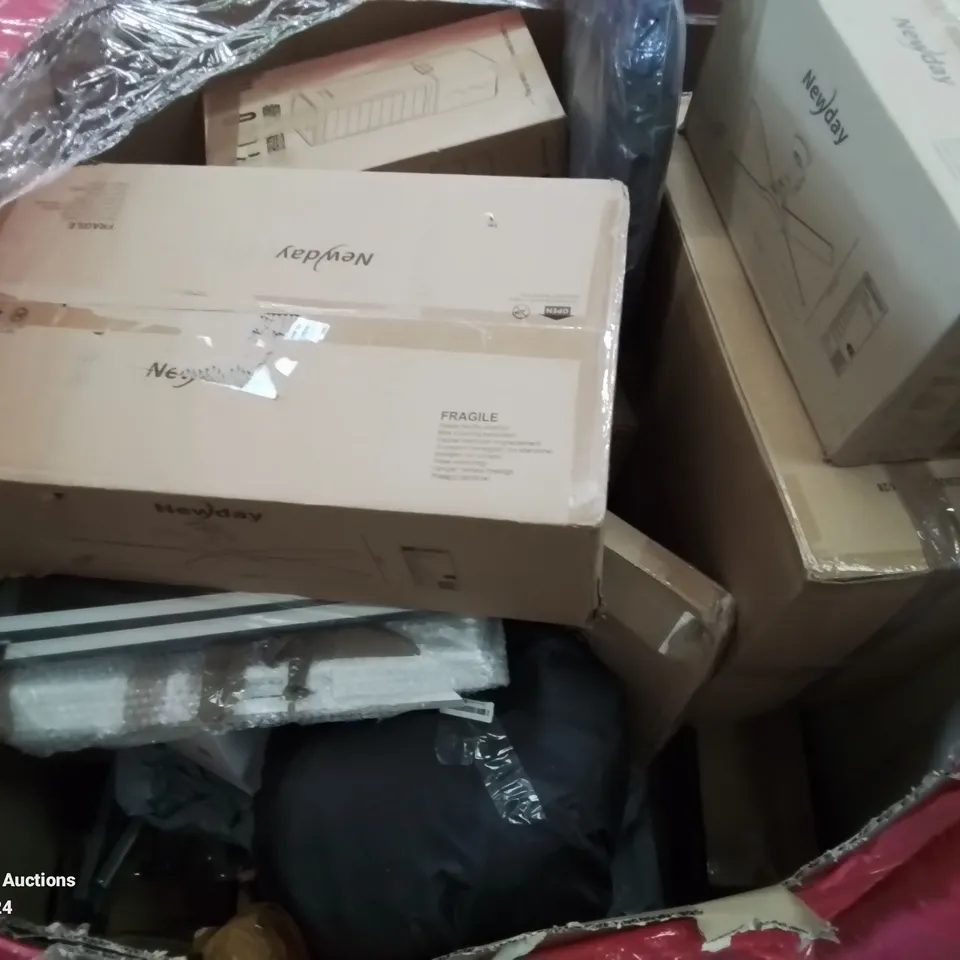 PALLET CONTAINING VARIOUS BOXED ITEMS TO INCLUDE CELLING FANS, AIR COOLER ETC.