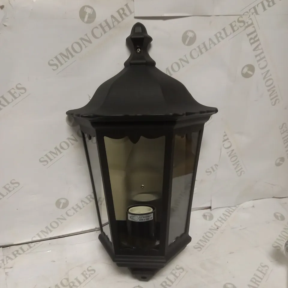ENDON VICTORIAN INSPIRED WALL HANGING LIGHT FITTING IN BLACK, E27 MAX WATT 60W ESE 13W - COLLECTION ONLY
