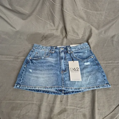 STRADIVARIUS D62 MINI SKIRT IN BLUE SIZE 8