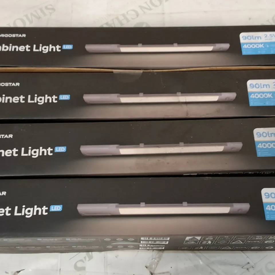 LOT OF 8 AIGOSTAR LED CABINET LIGHTS 