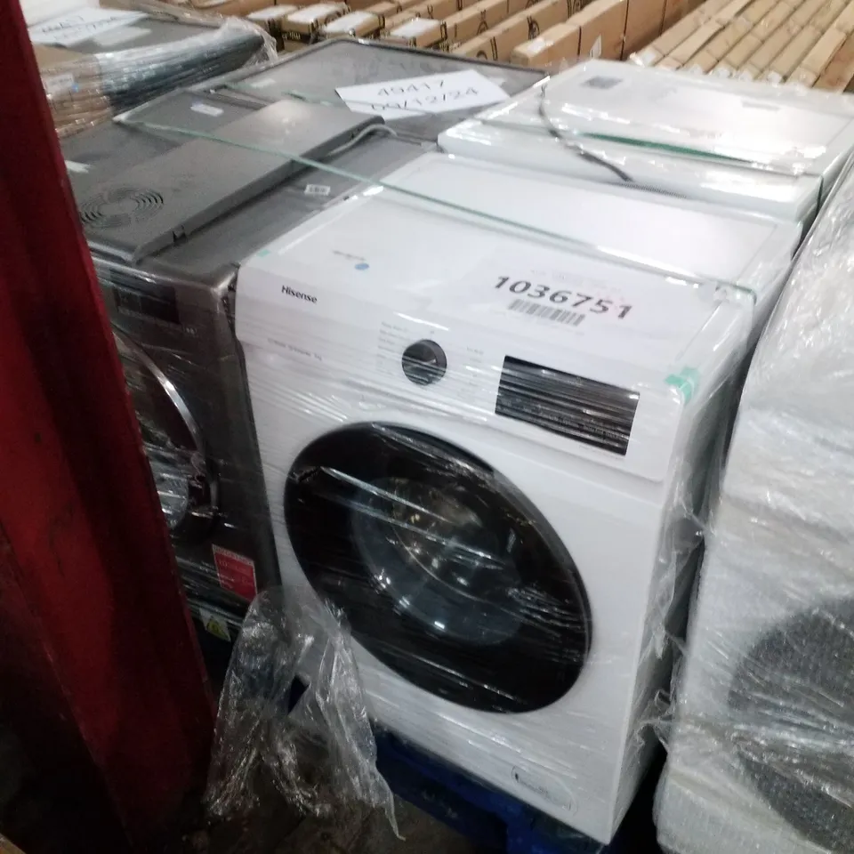 PALLET OF APPROXIMATELY 4 UNPROCESSED RAW RETURN WHITE GOODS TO INCLUDE;