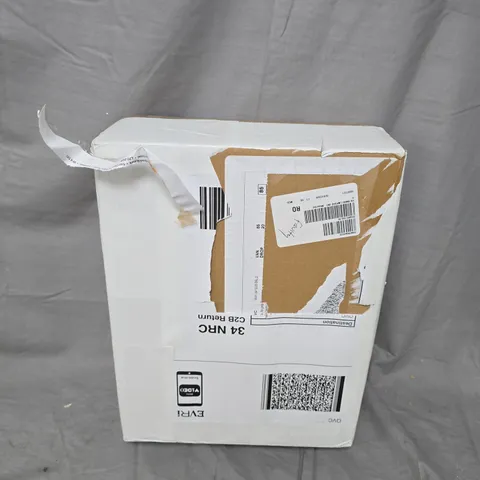 HOME STORIES SET OF TWO 2 IN 1 LAMPS WITH REMOVABLE LAMPSHADE IN WHITE/GOLD