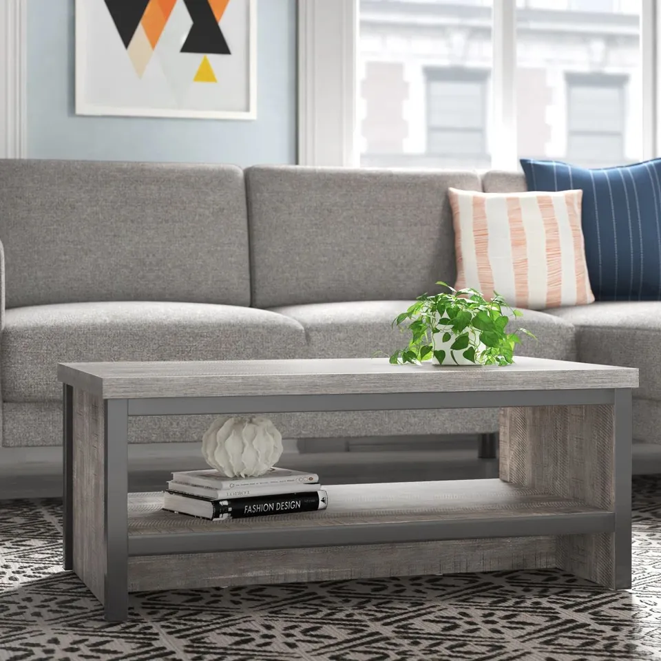 BOXED GILCREASE COFFEE TABLE - GREY (1 BOX)