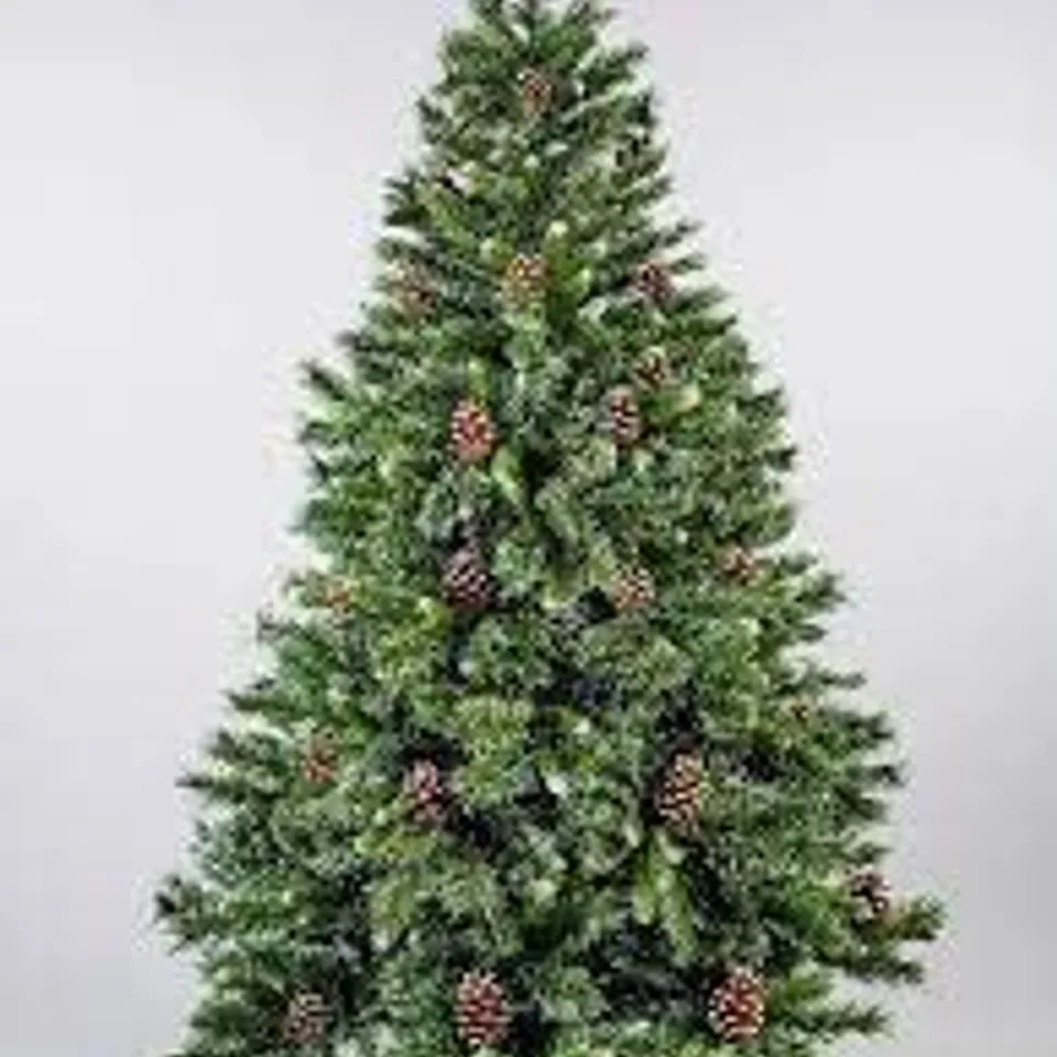 BOXED GRADE 1 7FT FROSTED SNOW QUEEN TREE 